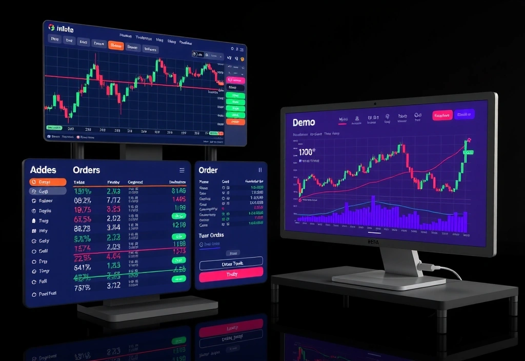 Trading platform demo interface